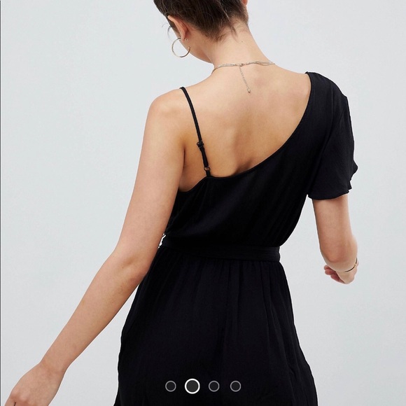 NWT ASOS Romper with one shoulder detail - Picture 2 of 5